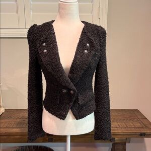 Love Culture Black Textured Blazer